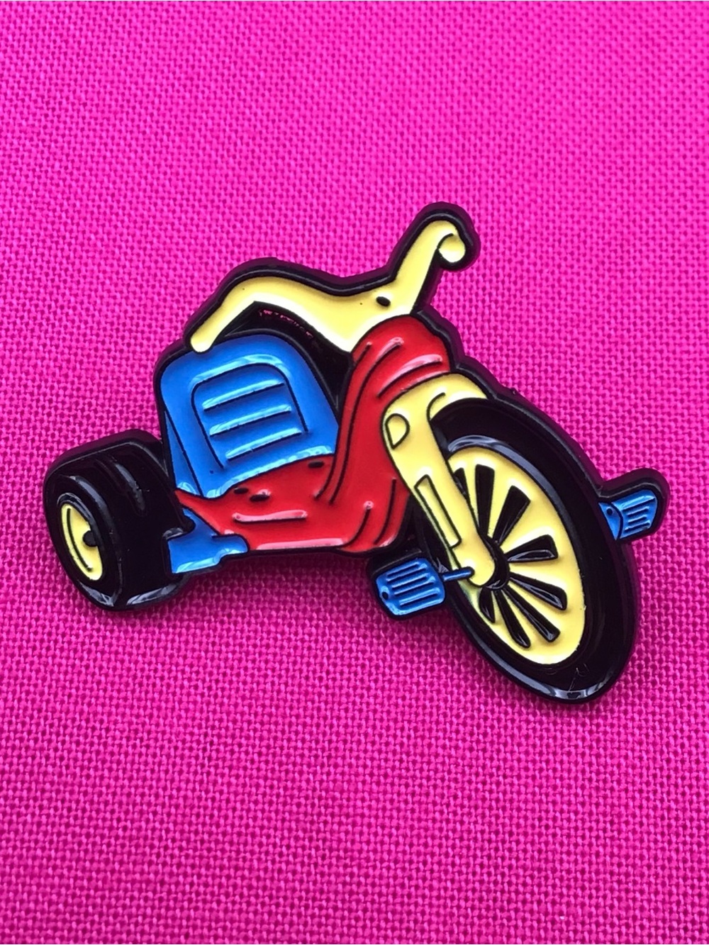 Big Wheel Enamel Pin